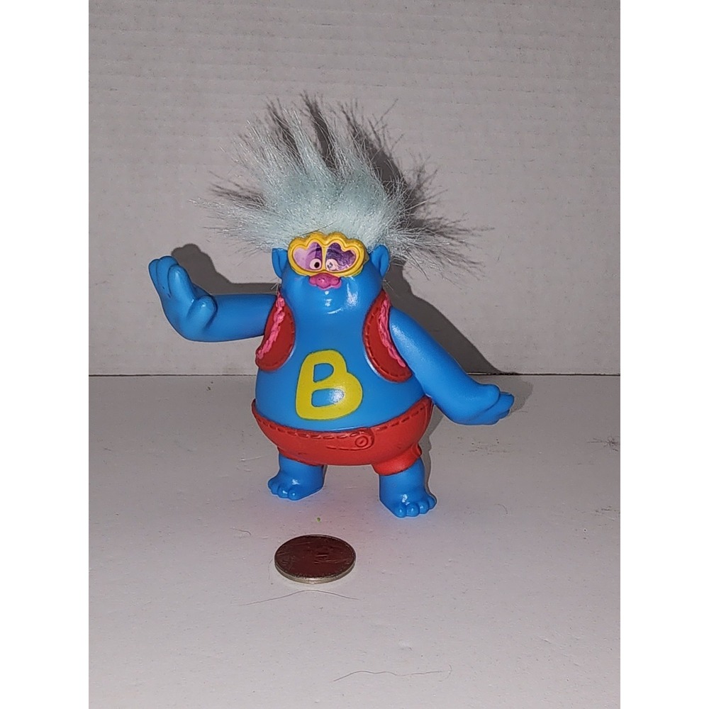 Figure Biggie Blue‎ Trolls McDonald's Replacement Toy